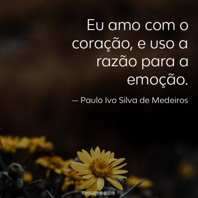 Eu amo com o coração
