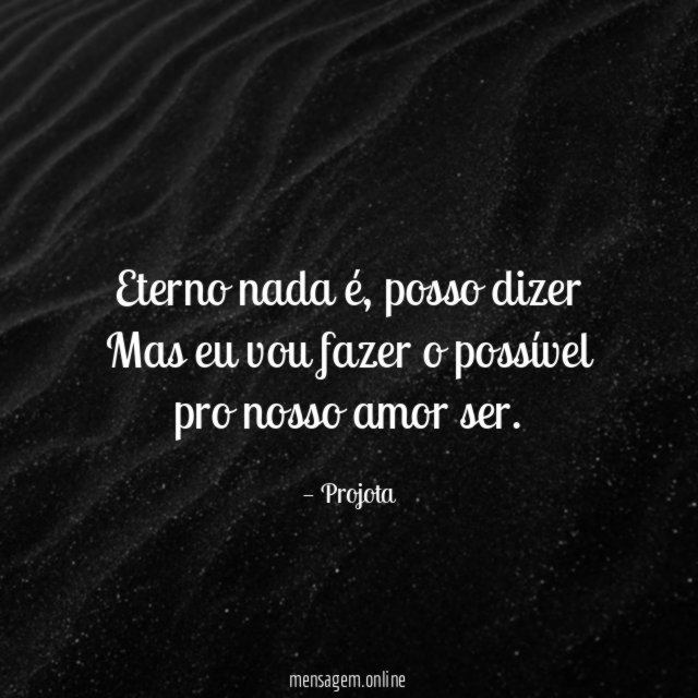Eterno nada é