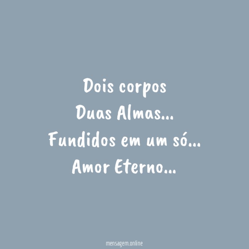 Dois corpos Duas Almas