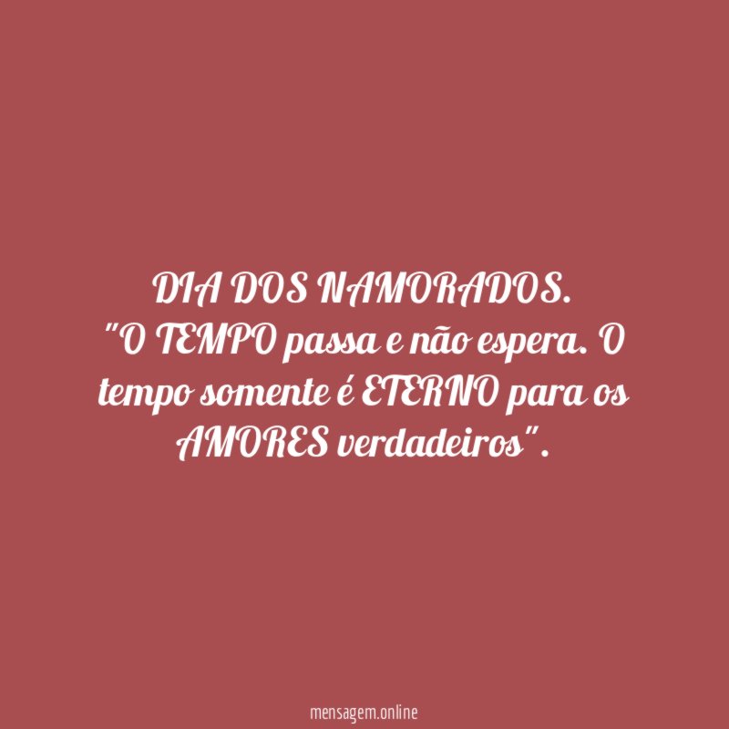 DIA DOS NAMORADOS