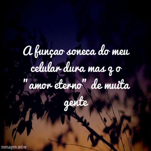 A funçao soneca do meu celular dura mas