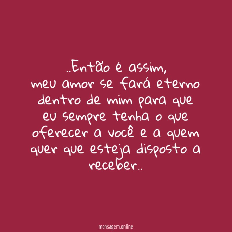 Então é assim