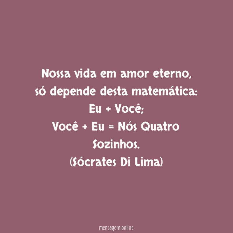 Nossa vida em amor eterno