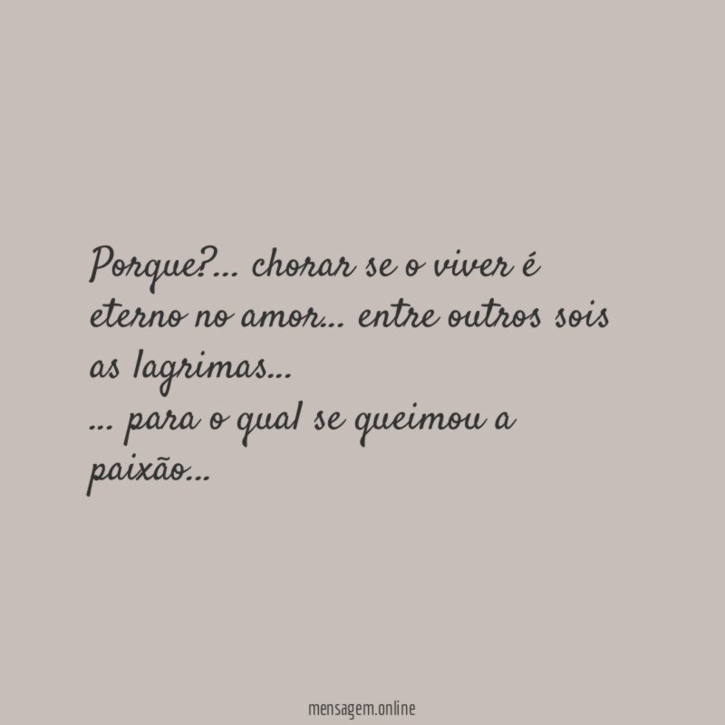 porque
