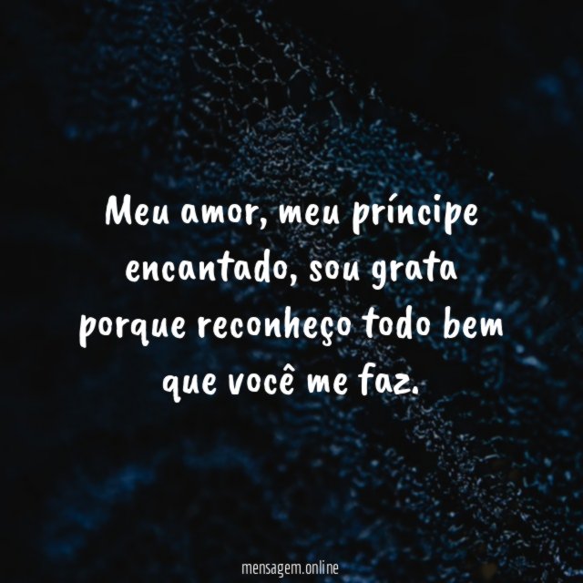 Gratidão sempre para meu namorado
