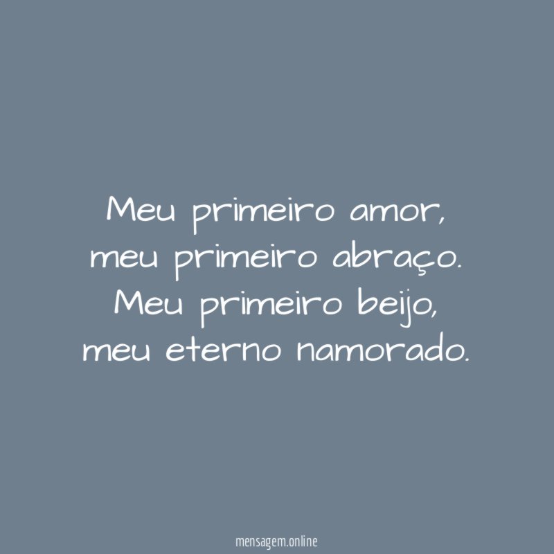 Meu primeiro amor