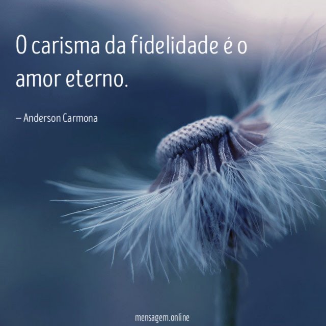 O carisma da fidelidade é o amor eterno