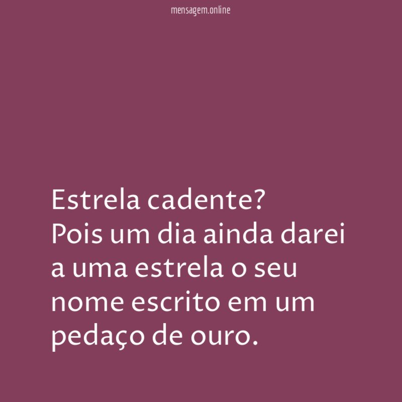 Estrela cadente