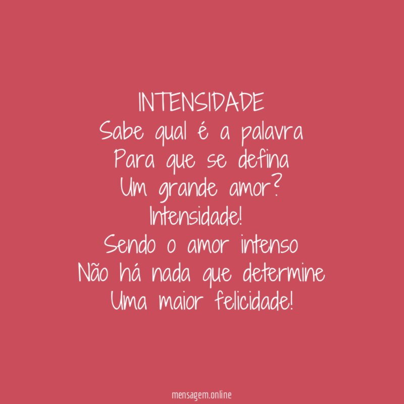 INTENSIDADE