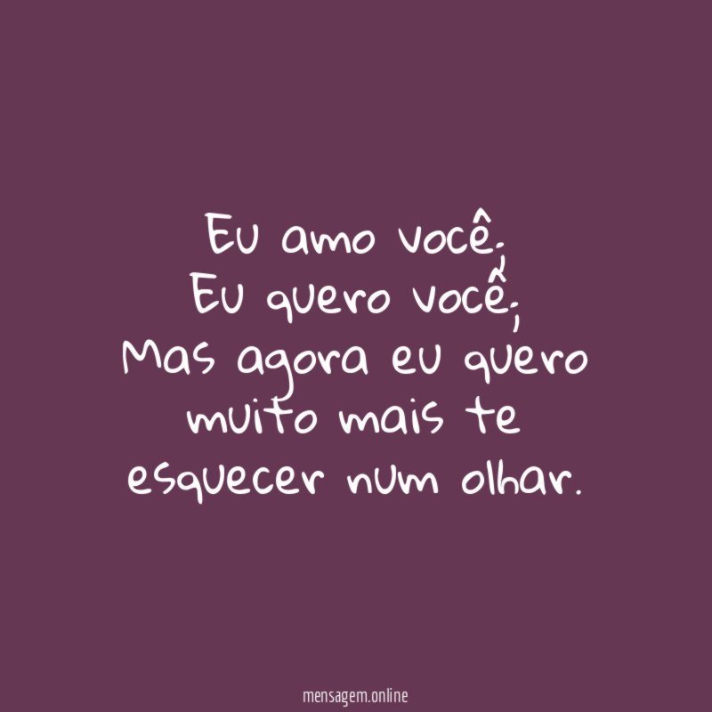 Eu amo você