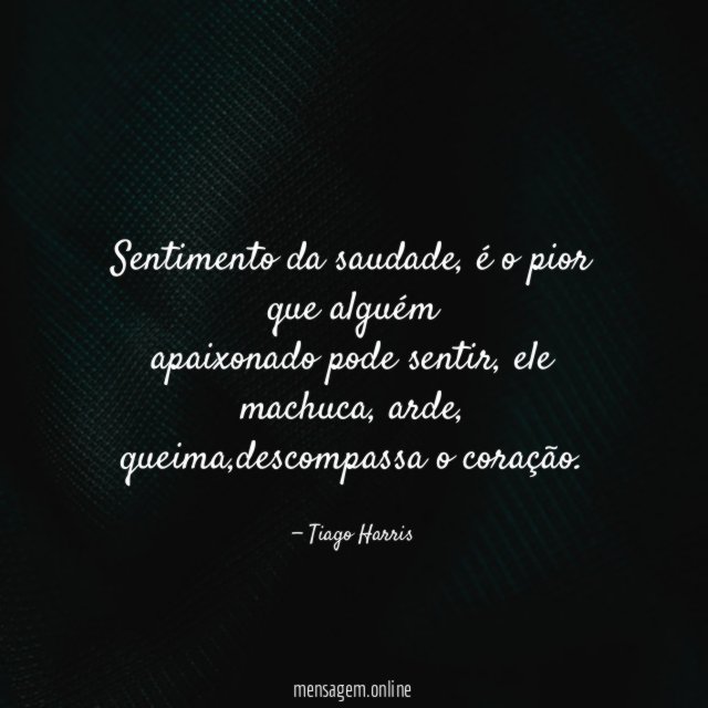 Sentimento da saudade