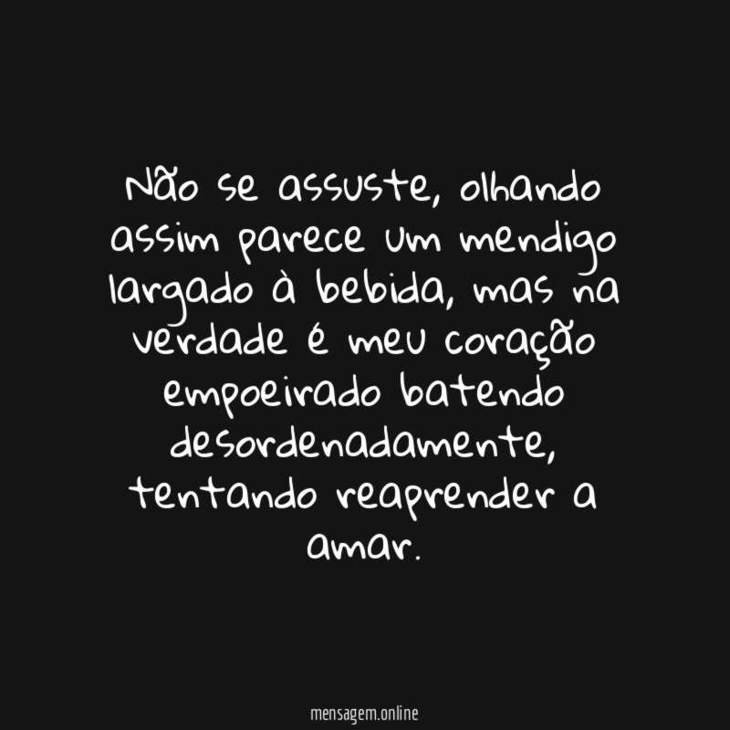 Não se assuste