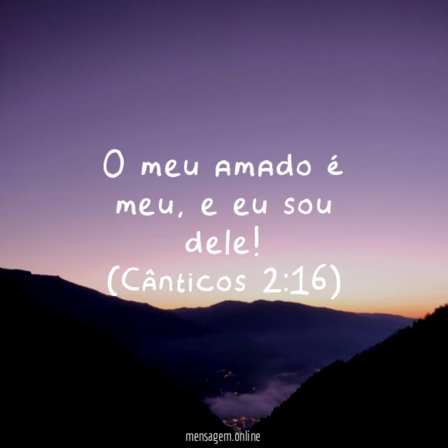 O meu amado é meu