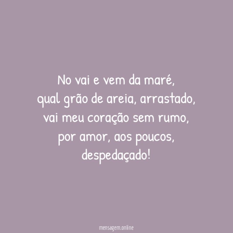 No vai e vem da maré