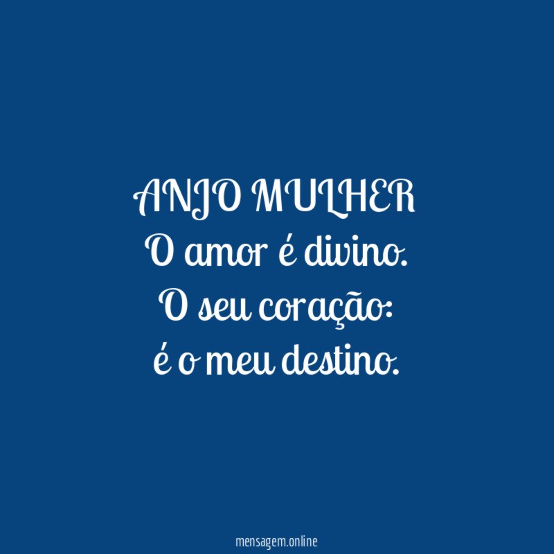 ANJO MULHER