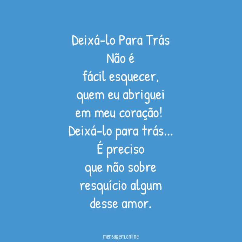 Deixá-lo Para Trás