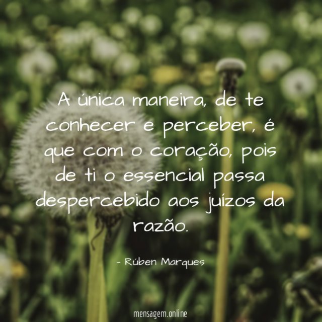 A única maneira