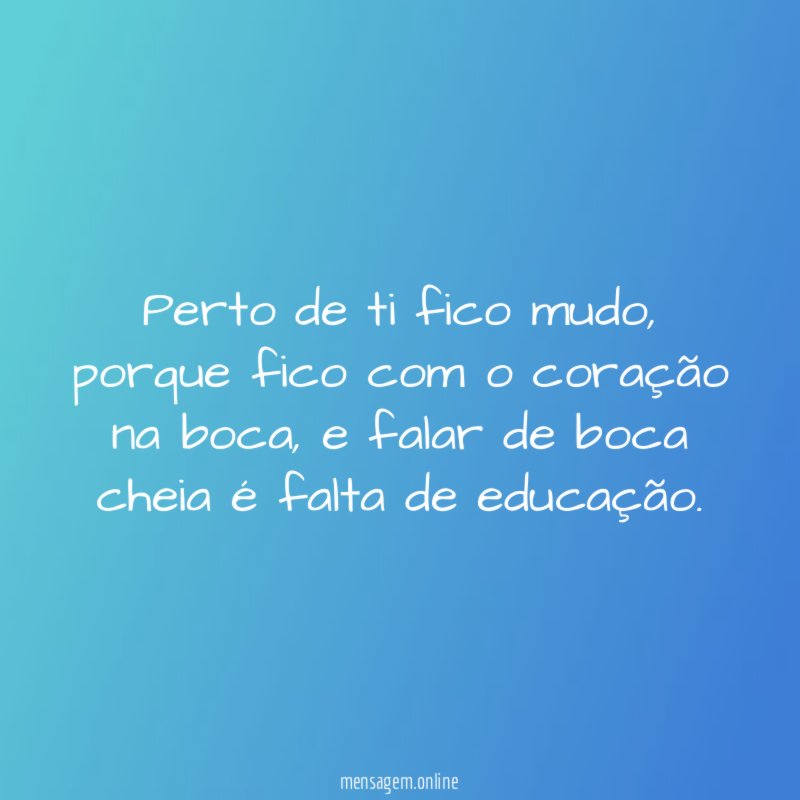 Perto de ti fico mudo