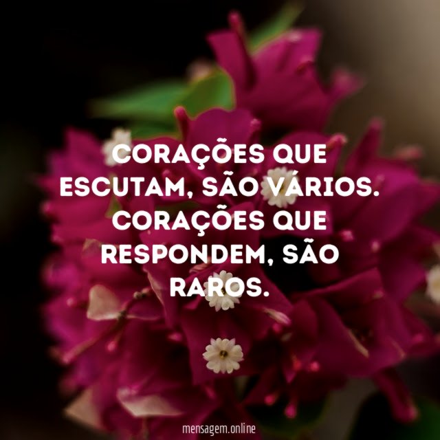 Corações que escutam