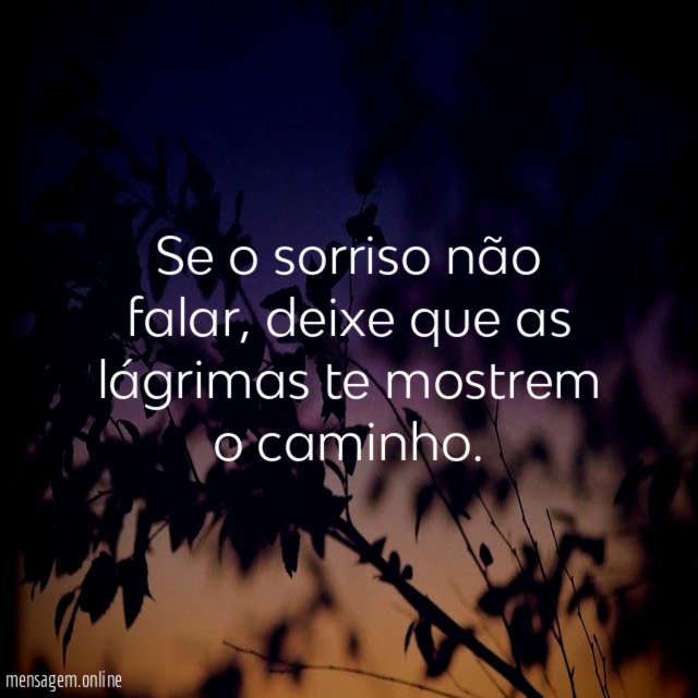 Se o sorriso não falar