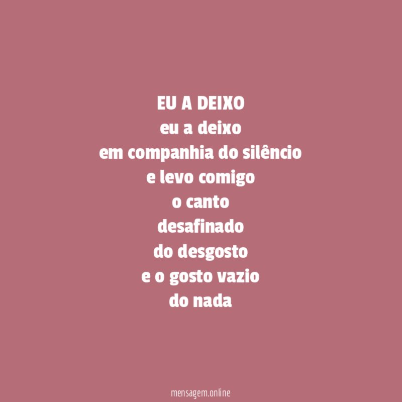 EU A DEIXO
