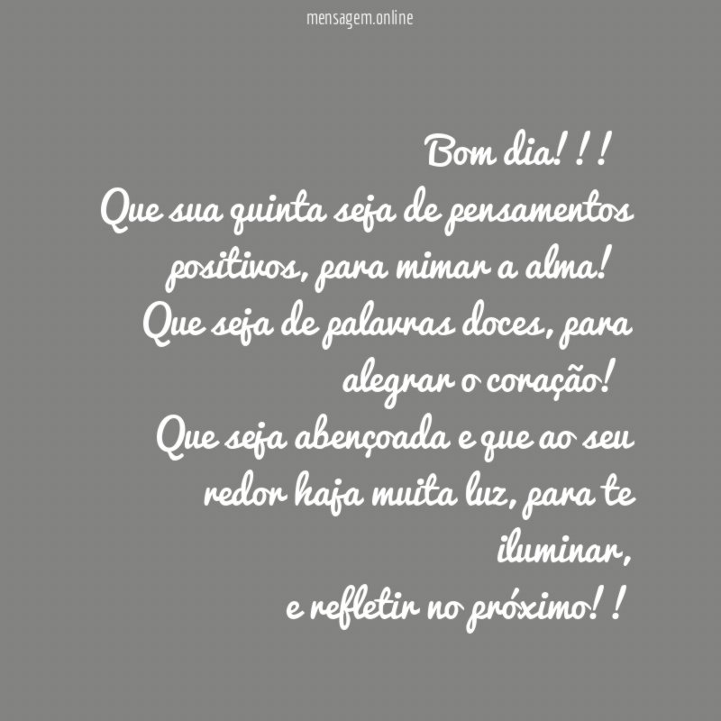 Bom dia!!!!!