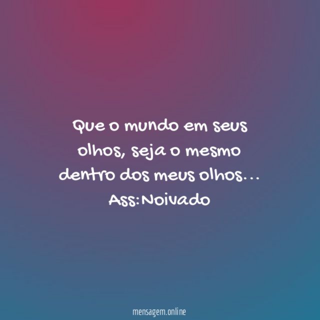 Que o mundo em seus olhos