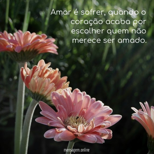 Amar é sofrer