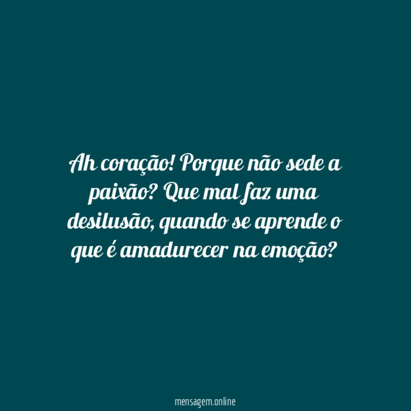 Ah coração