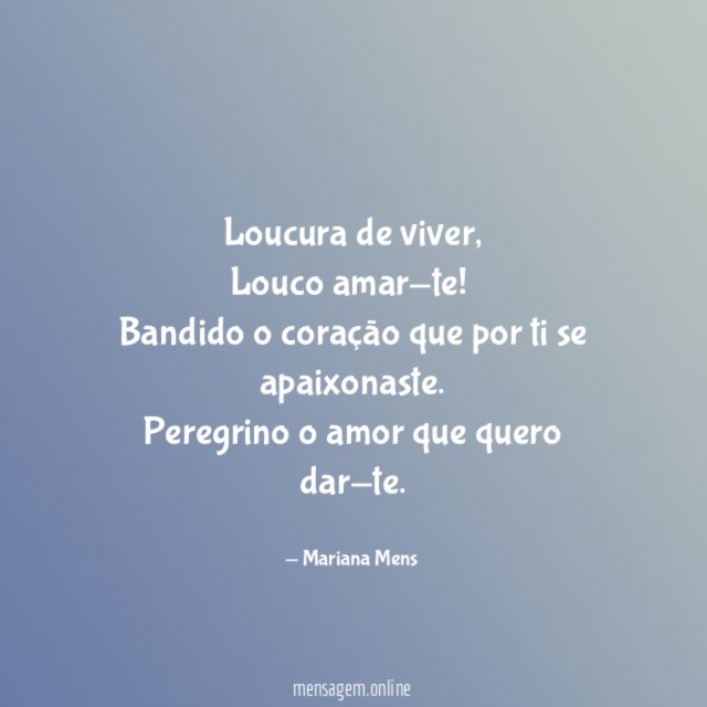 Loucura de viver