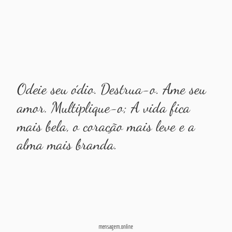 Odeie seu ódio