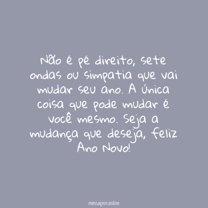 Não é pé direito