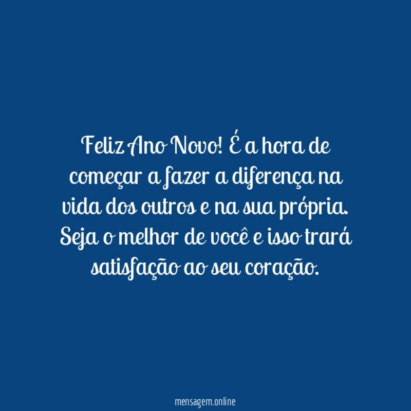 Feliz Ano Novo