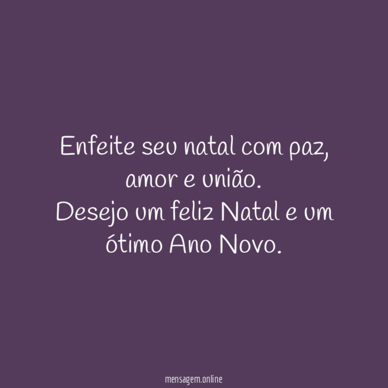 Enfeite seu natal com paz