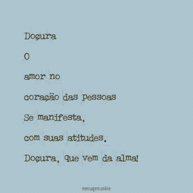 Doçura