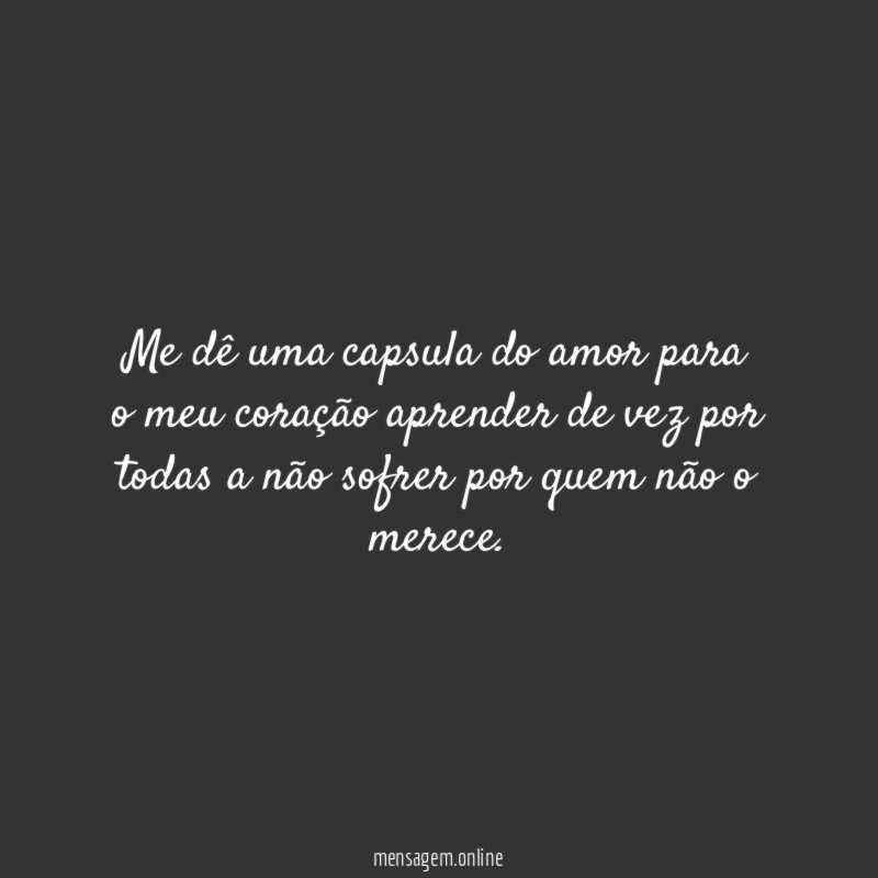 Me dê uma capsula do amor para