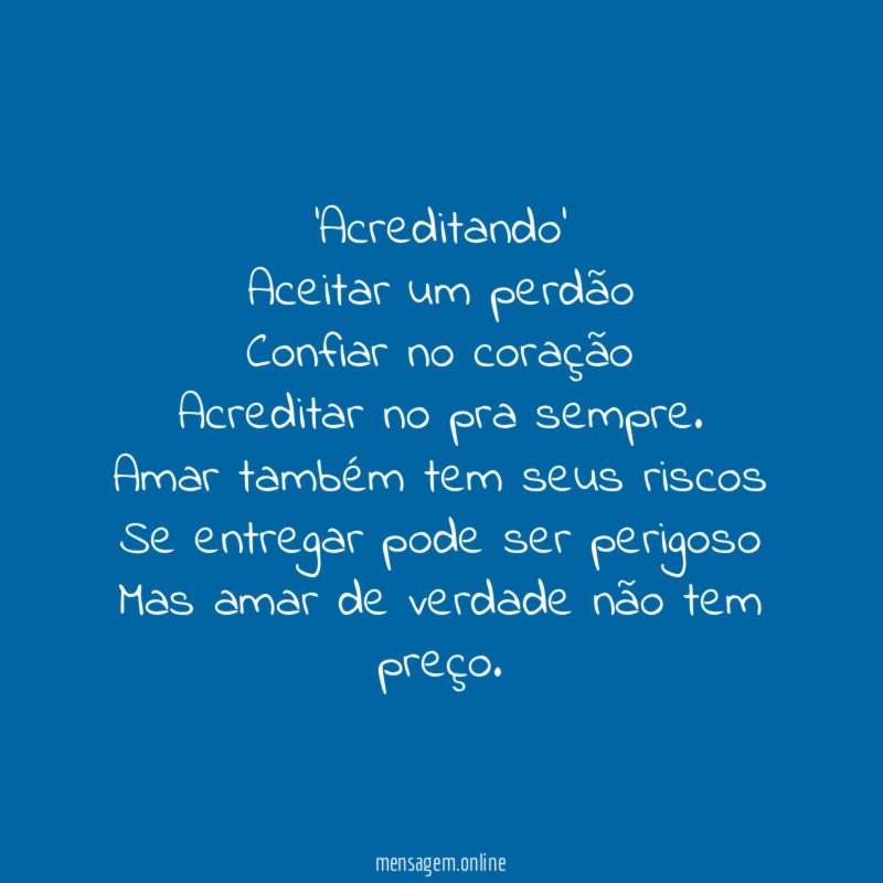 'Acreditando'
