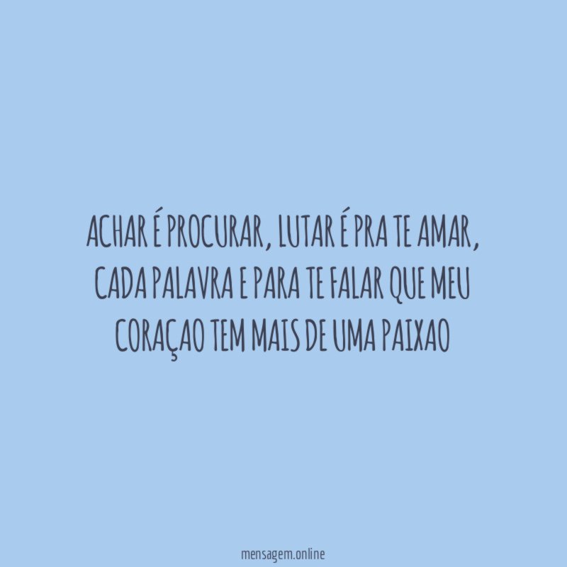 Achar é procurar