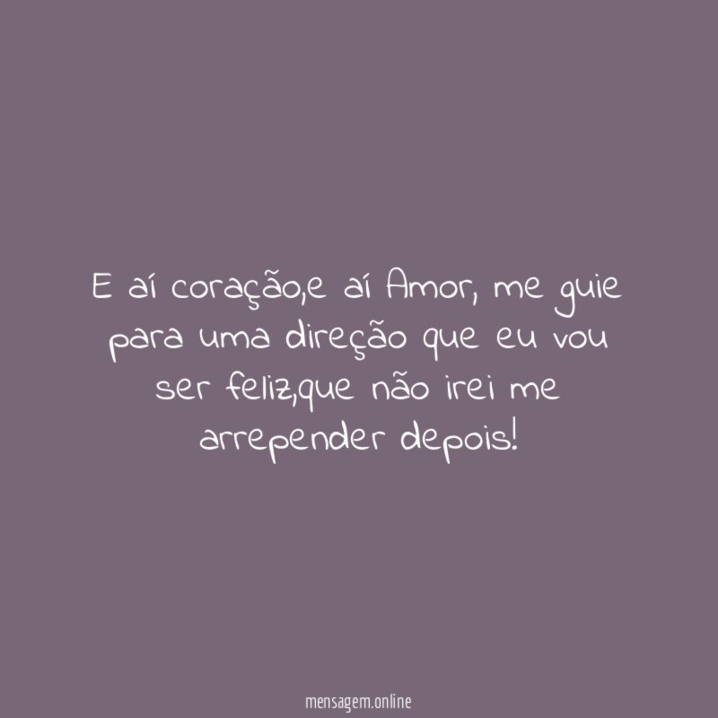 E aí coração