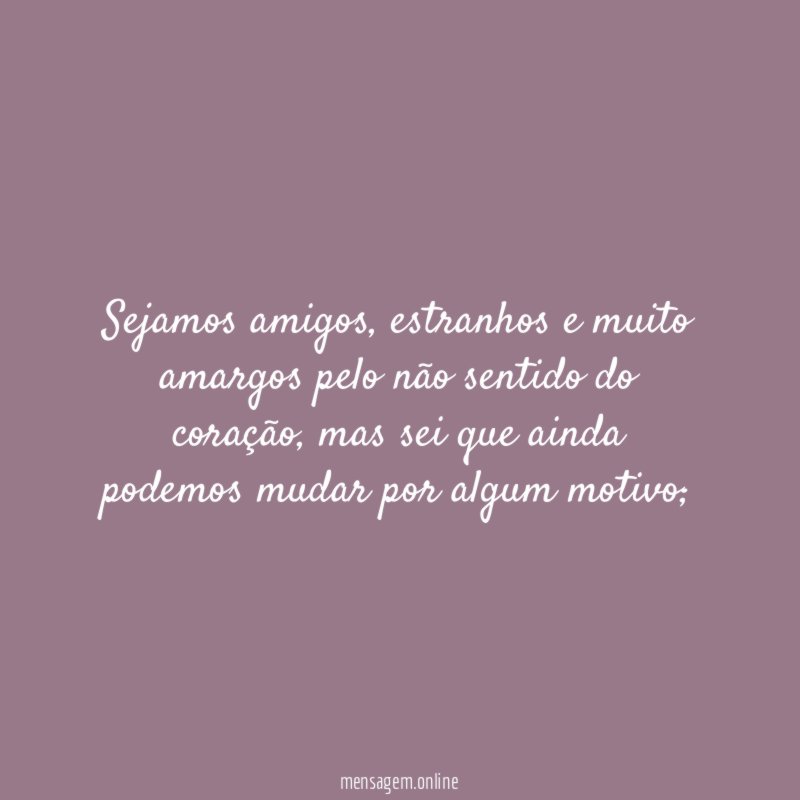 Sejamos amigos