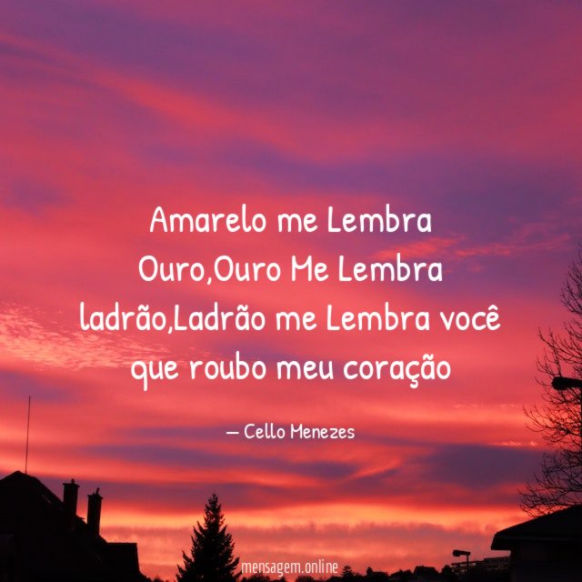 Amarelo me Lembra Ouro