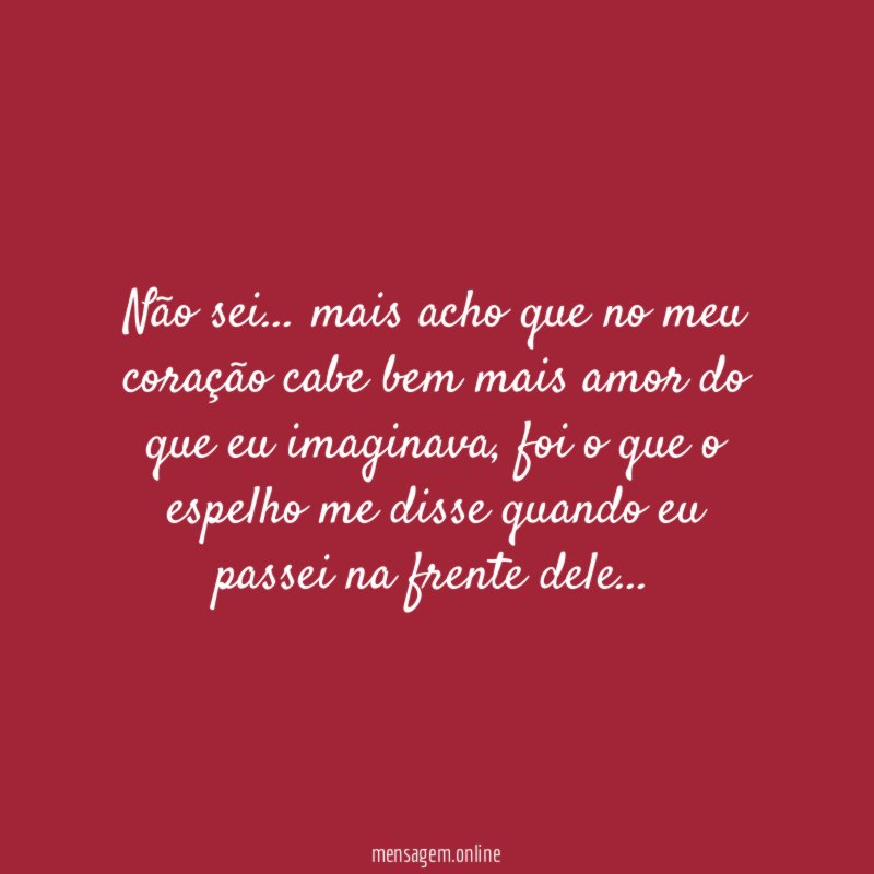 Não sei