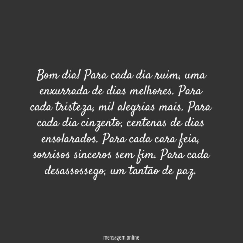 Bom dia