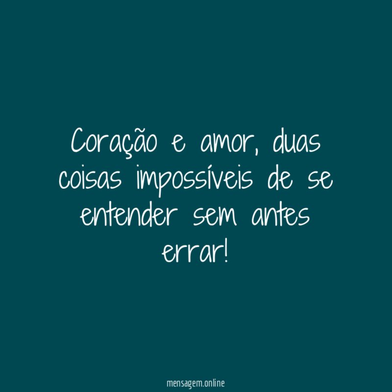 Coração e amor
