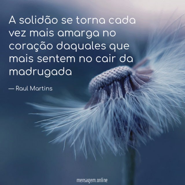 A solidão se torna cada vez mais amarga