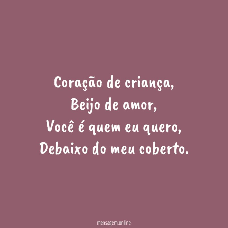 Coração de criança