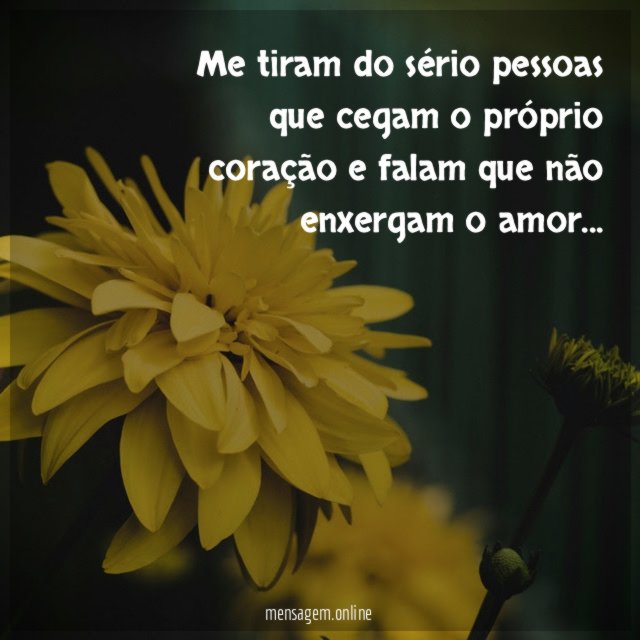 Me tiram do sério pessoas que cegam