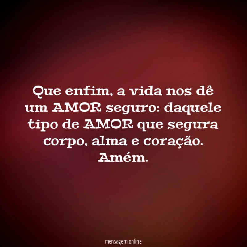 Que enfim