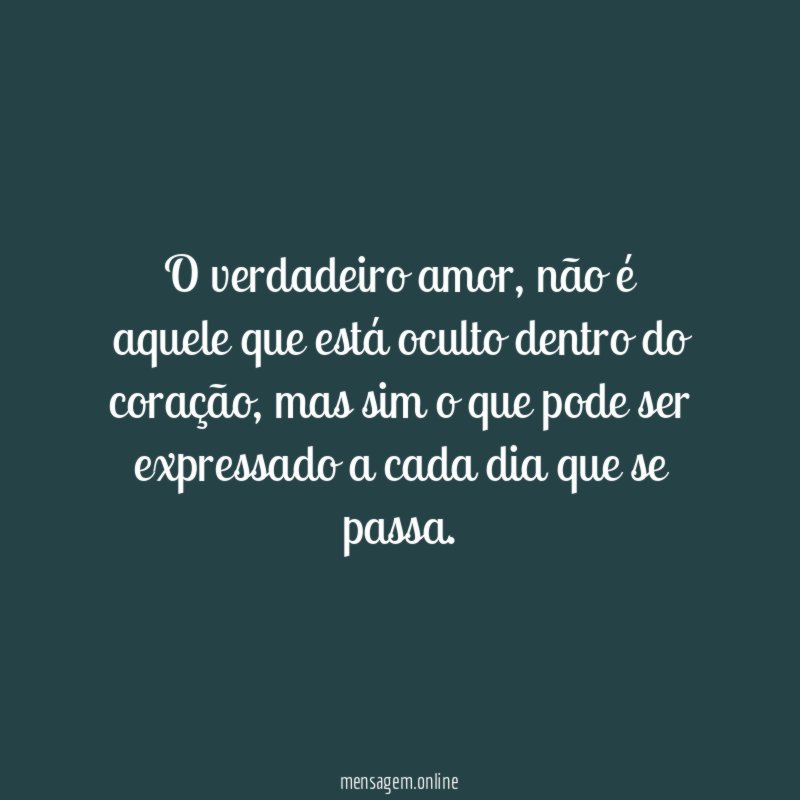 O verdadeiro amor