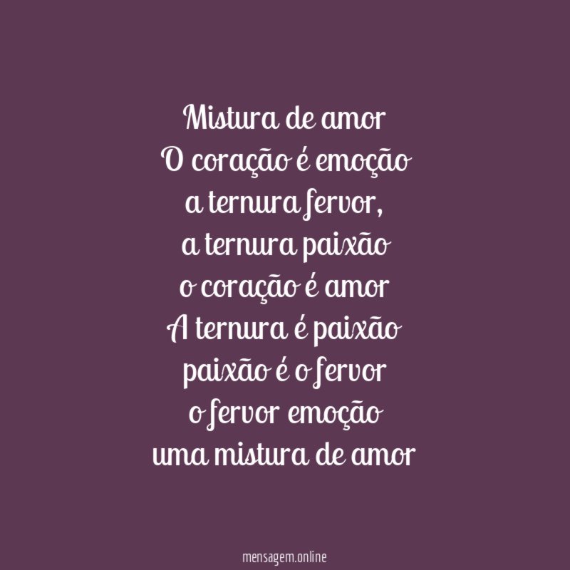 Mistura de amor